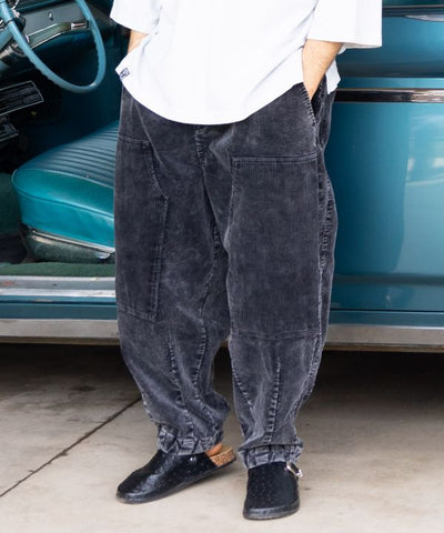Patchwork Corduroy Pants by AMINA - Ametsuchi