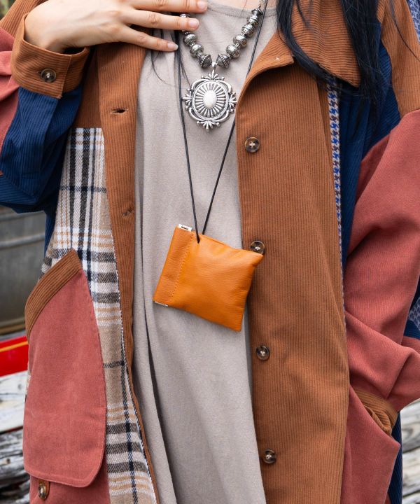 Leather Multipurpose Charm Pouch