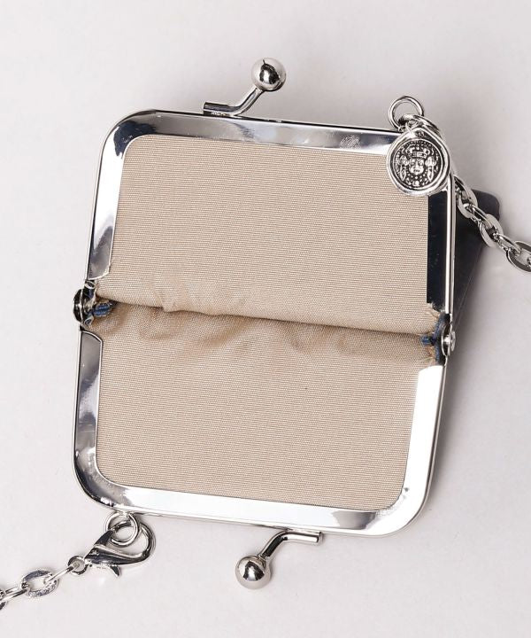 Leather Clasp Shoulder Pouch