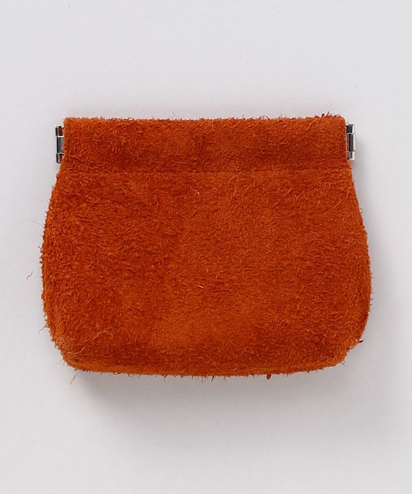 Leather Spring Frame Pouch by AMINA - Ametsuchi
