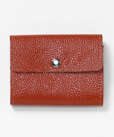 Pebbled Leather Card Case