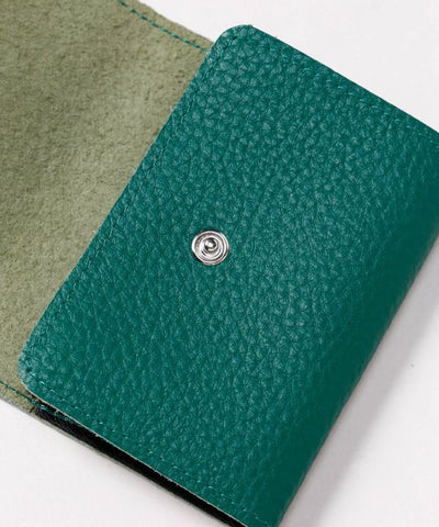 Pebbled Leather Card Case