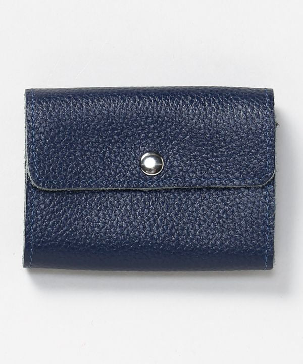 Pebbled Leather Card Case by AMINA - Ametsuchi