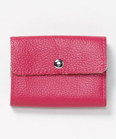 Pebbled Leather Card Case