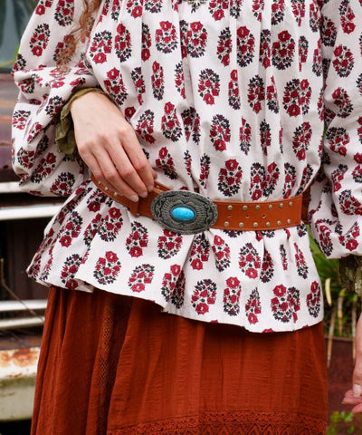Nomadic Concho Statement Belt - Bohemian Style