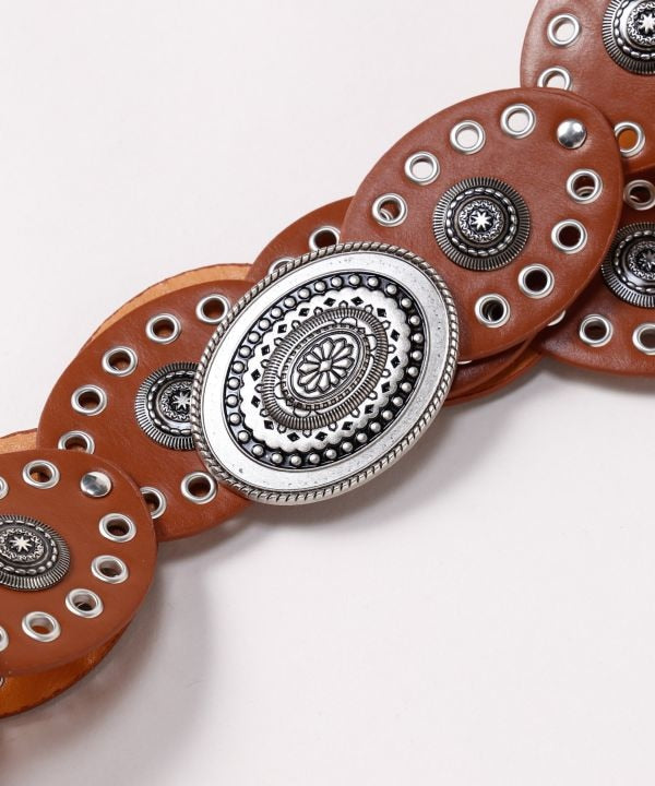 Linked Metal Ornament Belt