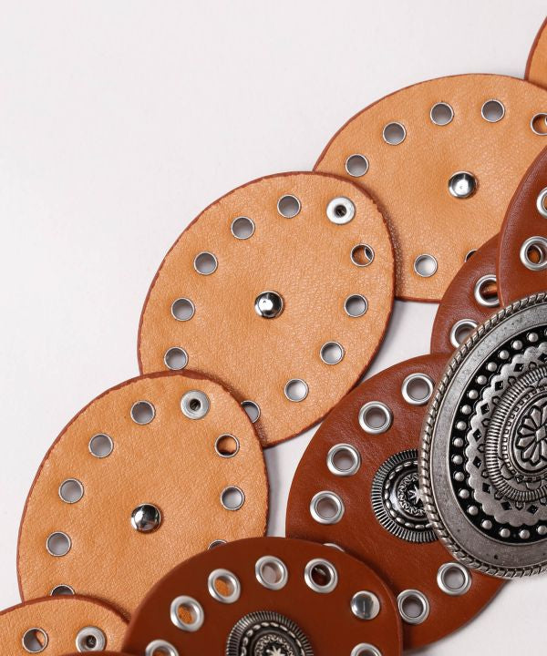 Linked Metal Ornament Belt