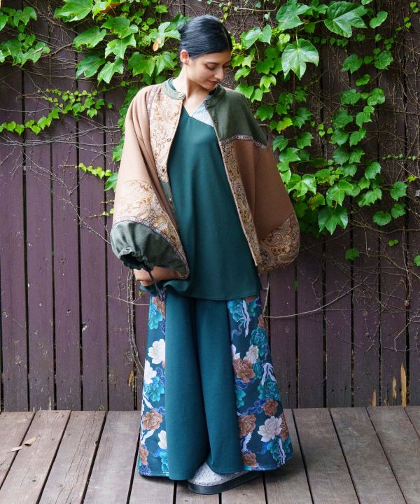 Asian Bohemian Panel Top