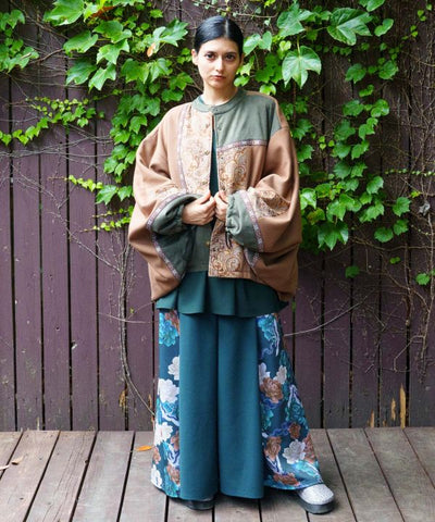 Asian Fusion Flare Pants