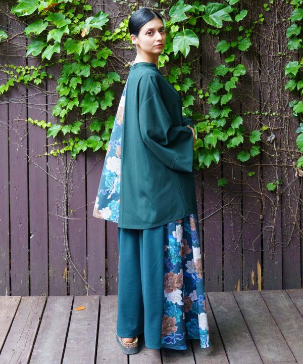 Asian Fusion Flare Pants