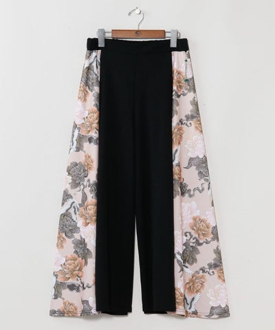 Asian Fusion Flare Pants