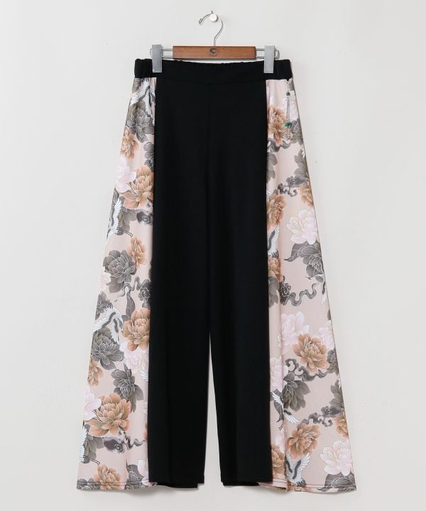 Asian Fusion Flare Pants