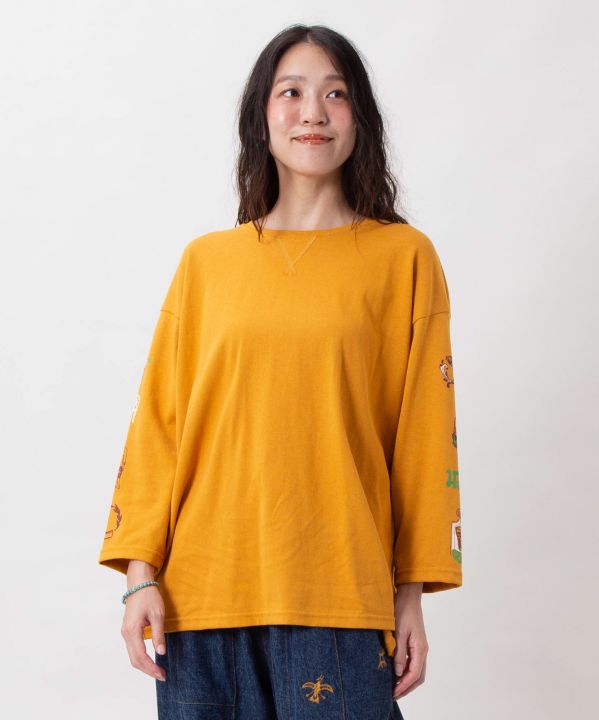 Indian Street Art Graphic Long Sleeve T-Shirt