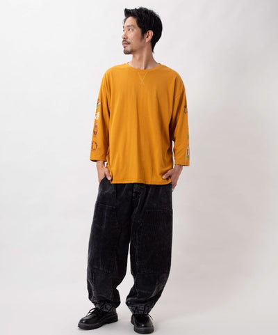 Indian Street Art Graphic Long Sleeve T-Shirt - Men