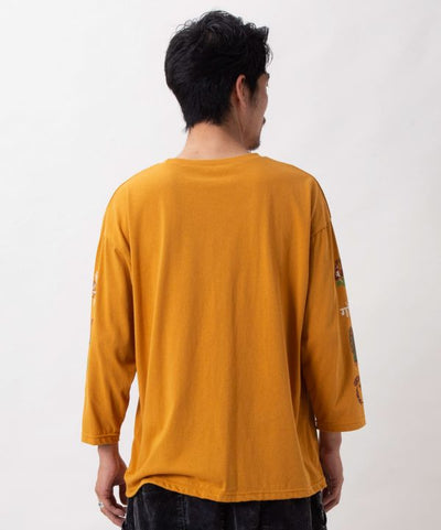 Indian Street Art Graphic Long Sleeve T-Shirt - Men