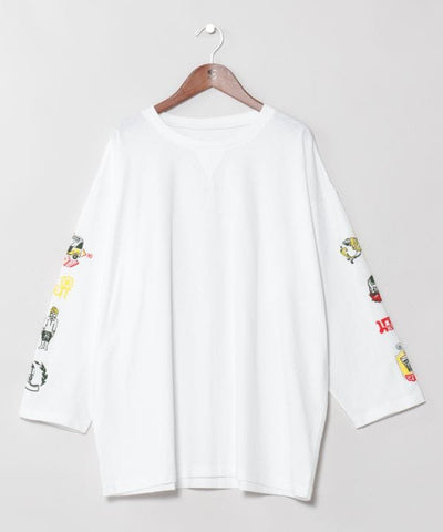 Indian Street Art Graphic Long Sleeve T-Shirt - Men