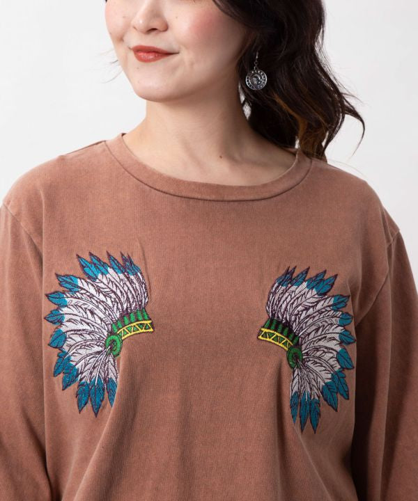 Vintage Style Embroidered T-Shirt