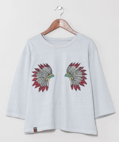 Vintage Style Embroidered T-Shirt