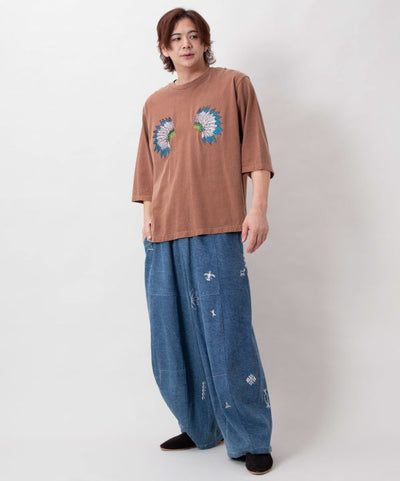 Vintage Style Embroidered T-Shirt for Men
