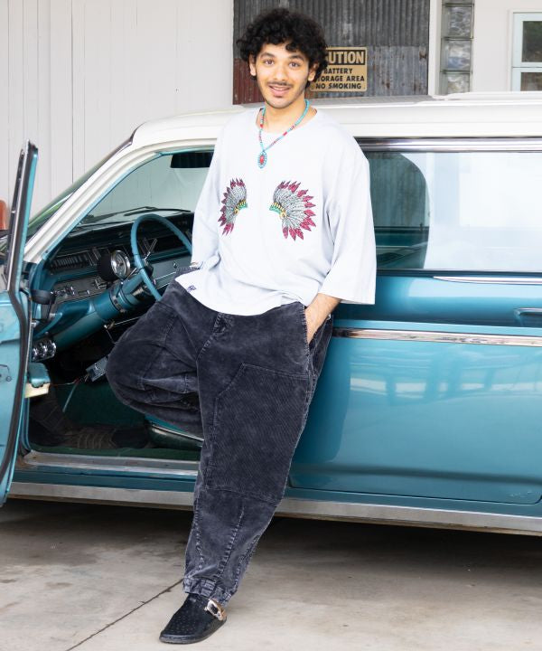 Vintage Style Embroidered T-Shirt for Men