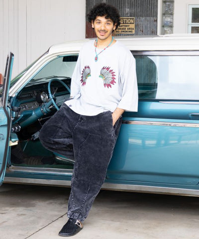 Vintage Style Embroidered T-Shirt for Men