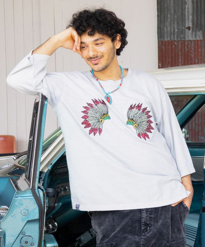 Vintage Style Embroidered T-Shirt for Men