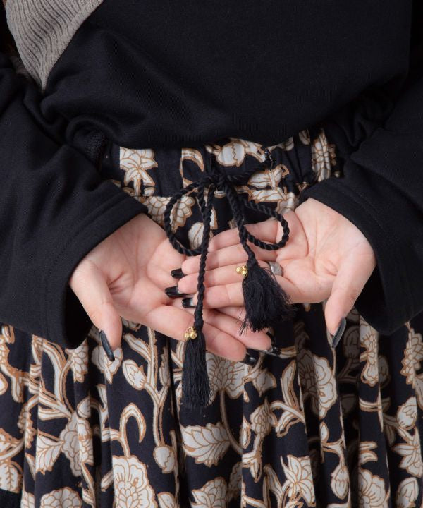 Indian Patchwork Cotton Skirt by AMINA - Ametsuchi