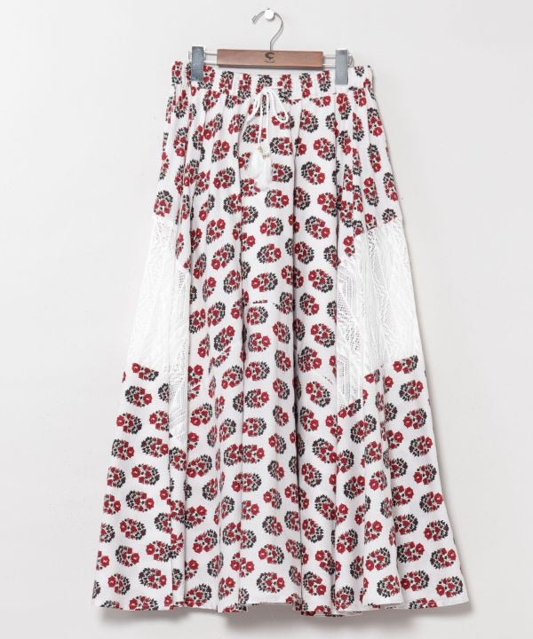 Indian Patchwork Cotton Skirt