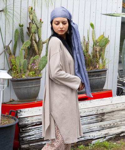 Effortless Indian Cotton Tunic by AMINA - Ametsuchi