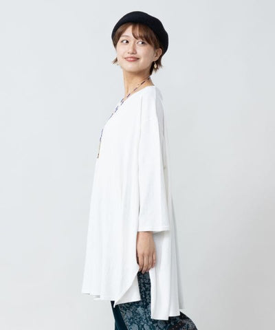 Effortless Indian Cotton Tunic by AMINA - Ametsuchi