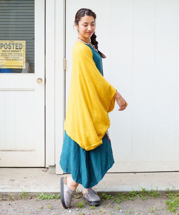 Uzbek Suzani Floral Dress Cardigan Set