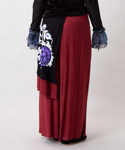 Suzani Floral Asymmetrical Pants