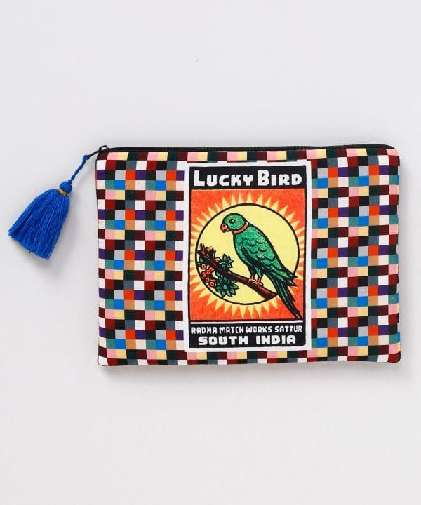 Retro Style Matchbox Print Pouch