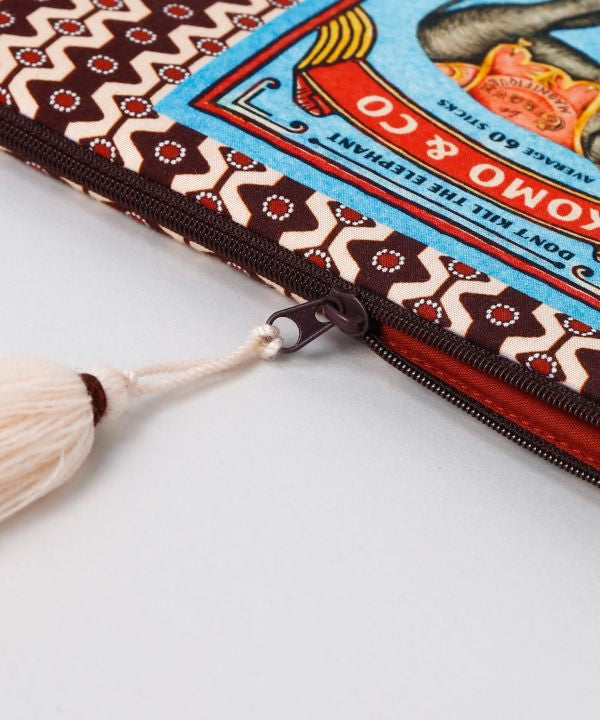 Retro Style Matchbox Print Pouch