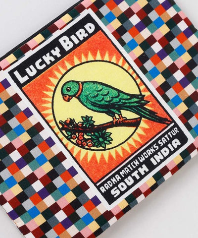 Retro Style Matchbox Print Pouch
