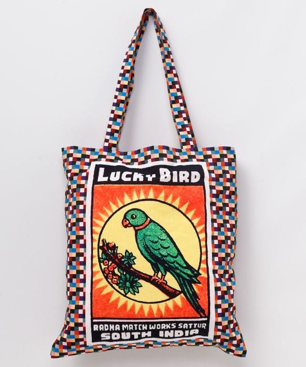 Retro Style Matchbox Print Tote