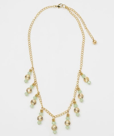Faceted Bead Layering Necklace by AMINA - Ametsuchi
