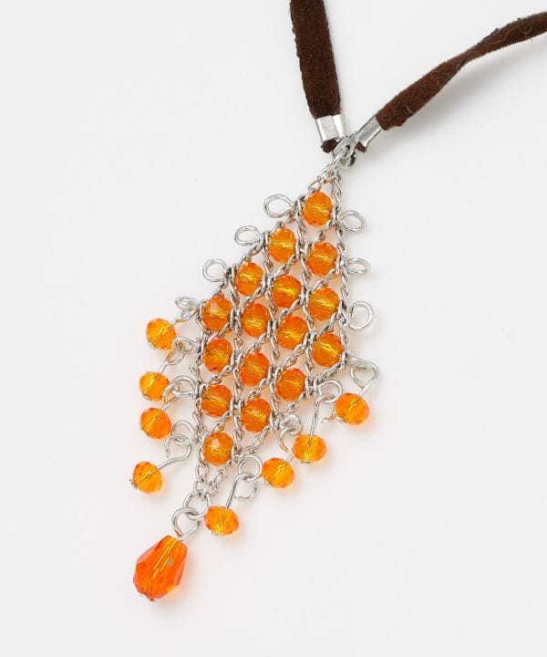 Handwoven Indian Bead Necklace by AMINA - Ametsuchi