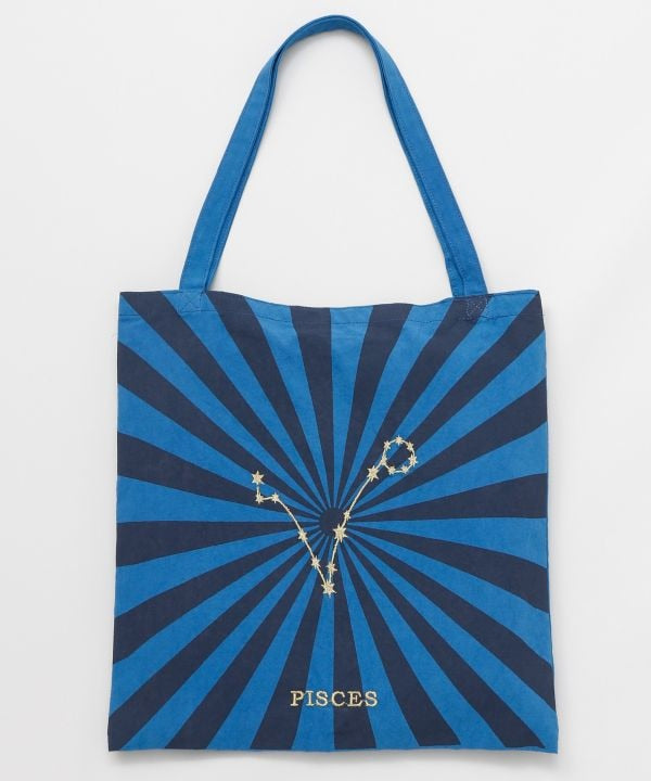 Zodiac Embroidered Packable Tote