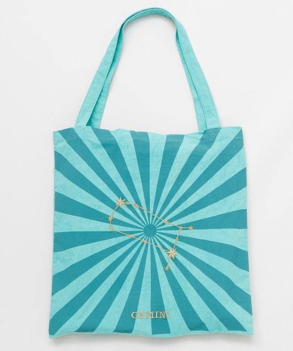 Zodiac Embroidered Packable Tote by AMINA - Ametsuchi