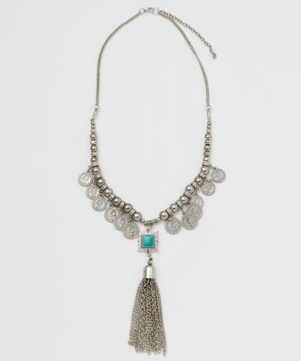 Nomadic Ethnic Statement Necklace by AMINA - Ametsuchi