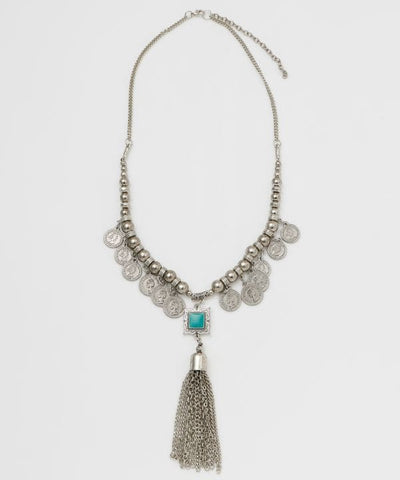 Nomadic Ethnic Statement Necklace by AMINA - Ametsuchi