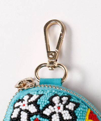 Beaded Geometric Eyeglass Case by AMINA - Ametsuchi