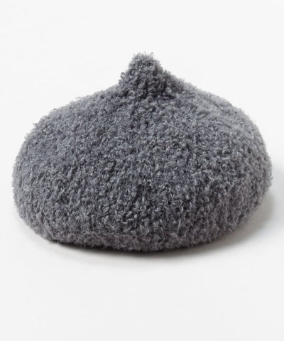 Pointed Fluffy Beret by AMINA - Ametsuchi