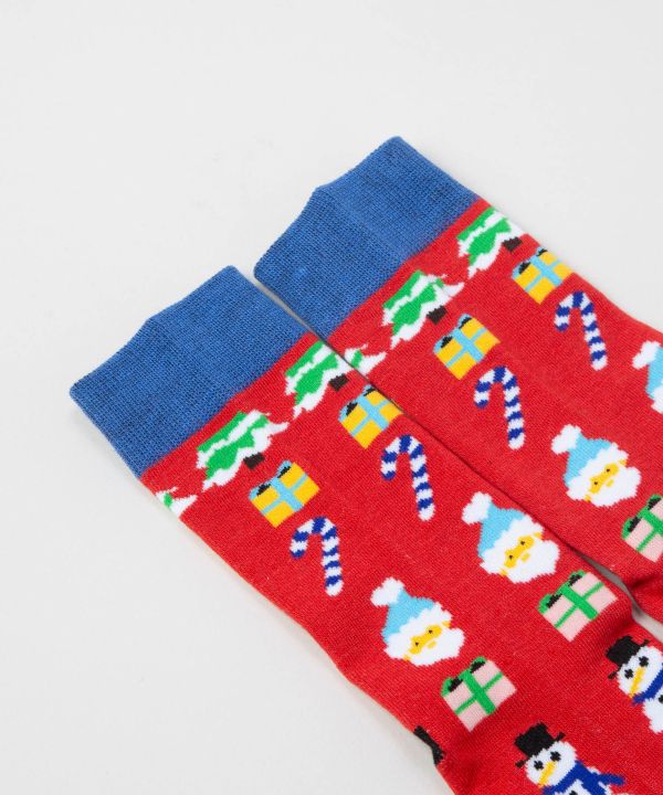 Christmas Motif Socks