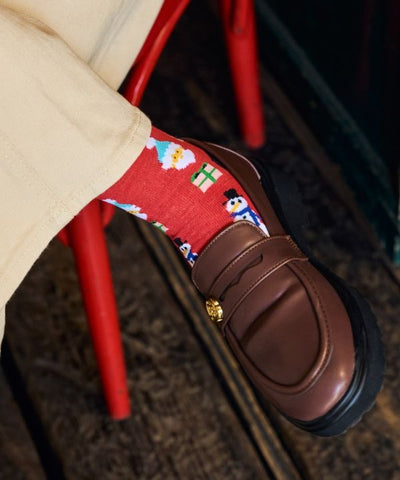 Christmas Motif Socks