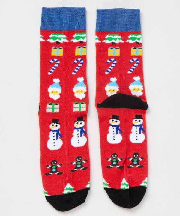 Christmas Motif Socks