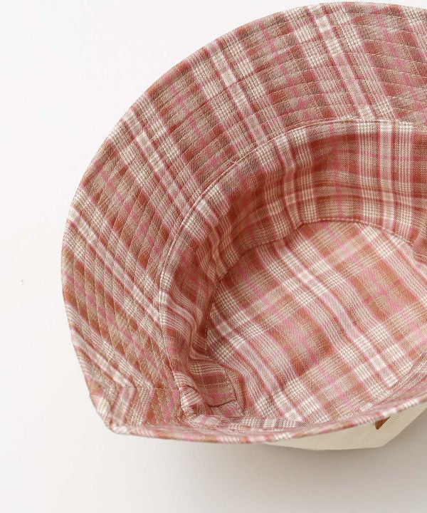 Reversible Check Pattern Bucket Hat by 欧州航路 - Ametsuchi