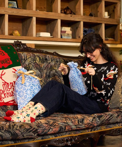 Santa Snowman Christmas Socks