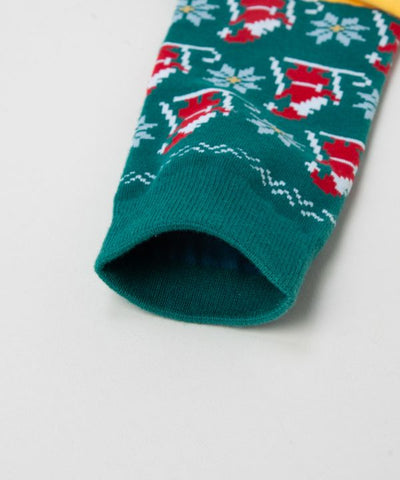 Santa Snowman Christmas Socks